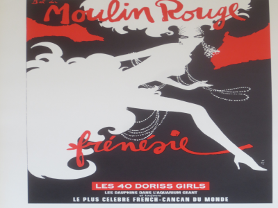 René GRUAU - Bal du Moulin Rouge Frénesie 1979-1982 - affiche lithographique 2