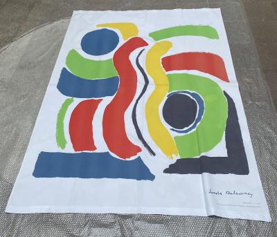 Sonia DELAUNAY (1885-1979), d’après - Jeux d’enfants - Sérigraphie sur tissu 2