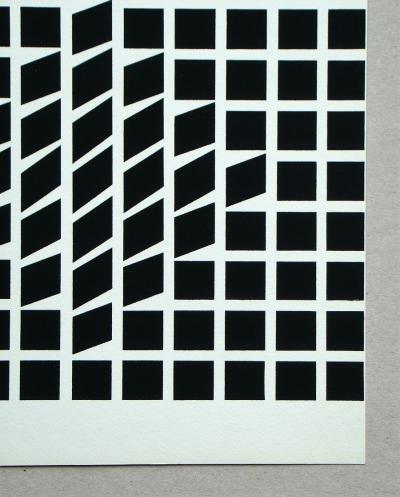 Victor VASARELY - Likka - 2, 1961 - Original screen print with relief embossing 2