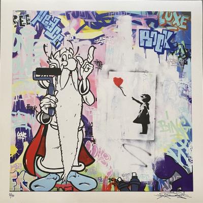 FAT - Getafix Balloon, 2023 - lithographie offset originale signée 2