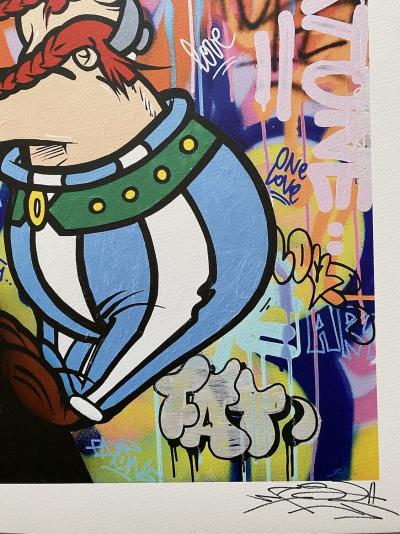 FAT - Asterix & Obelix, 2023 - lithographie offset originale signée 2