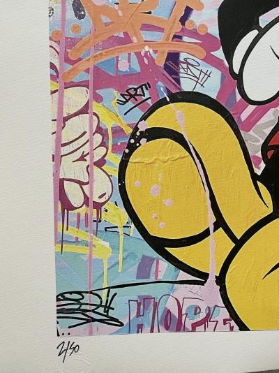 FAT - Mickey & Minnie, 2023 - lithographie offset originale signée 2