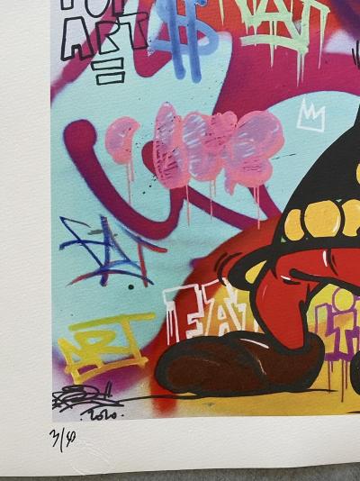 FAT - Asterix Spray, 2023 - original signed offset lithograph 2
