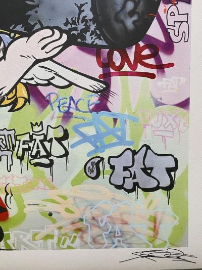 FAT - Asterix Spray, 2023 - original signed offset lithograph 2