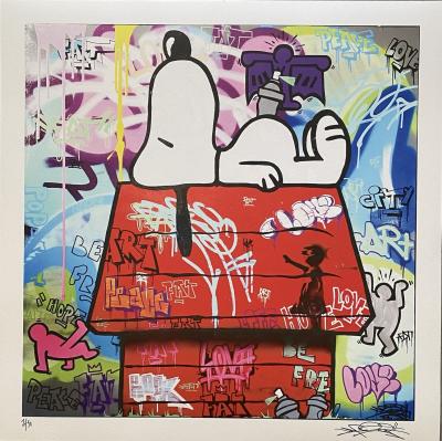 FAT – Snoopy, 2023 – original signierte Offsetlithographie 2
