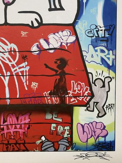 FAT – Snoopy, 2023 – original signierte Offsetlithographie 2