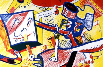 Bernard RANCILLAC - Composition, 1964 - Lithograph 2