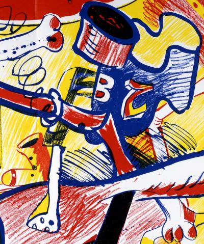 Bernard RANCILLAC - Composition, 1964 - Lithograph 2