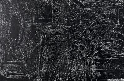 Bernhard LUGINBUHL - Abstract Composition, 1964 - Lithograph 2