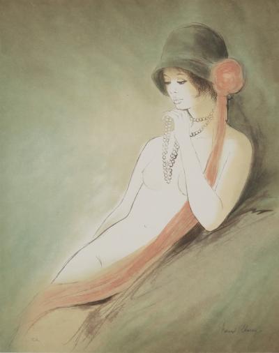 Bernard CHAROY: Portrait of Charlotte - Original signed lithograph 2