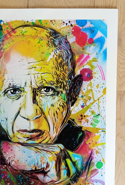 C215 - Pablo Picasso -  Impression digitale signée au crayon 2