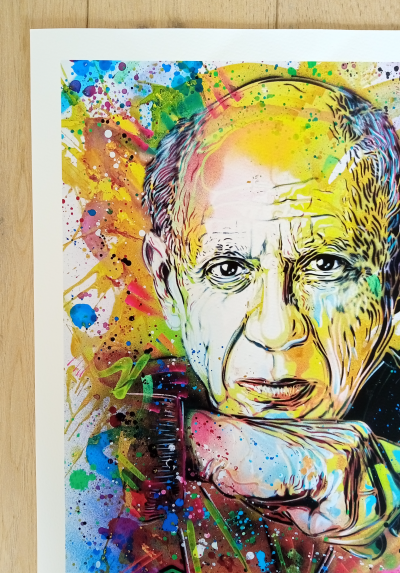 C215 - Pablo Picasso -  Impression digitale signée au crayon 2