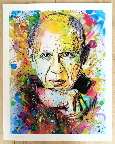 C215 - Pablo Picasso -  Impression digitale signée au crayon 2