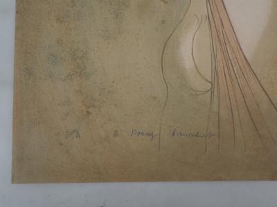 Bernard CHAROY : Dominique au ruban - Lithographie originale signée et dédicacée 2