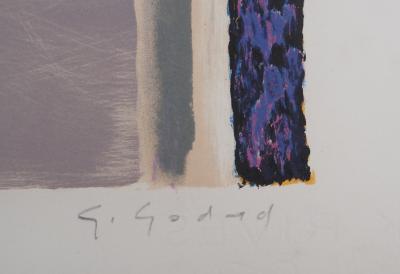 Gabriel GODARD : Nature morte aux poires - Lithographie originale signée 2