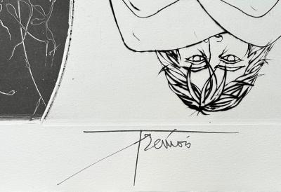 Pierre Yves Trémois - L’homme, 1970 - Gravure originale signée à l’encre 2