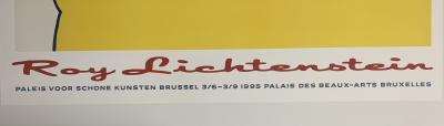 Roy Roy Lichtenstein, Girl whit ball, 1995 Affiche non signée 2