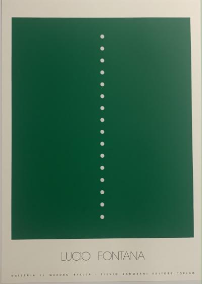 Lucio Fontana - Galerie de photos bielle, Torin - Affiche