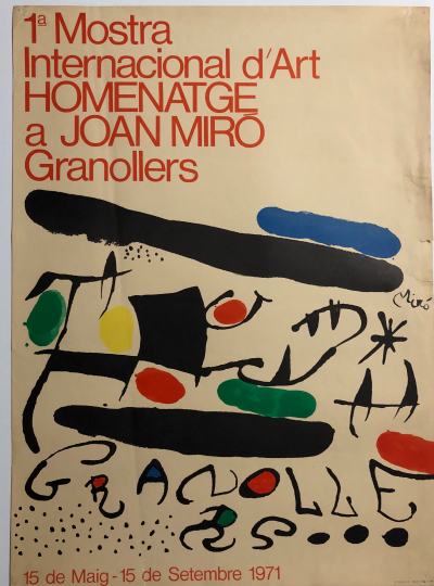 Joan Miro - Première exposition pour Joan Miro, 1971 - Affiche 2