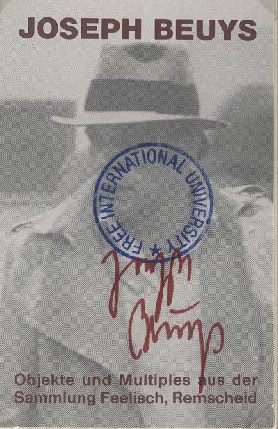 Joseph Beuys - Carte postale avec cachet et signature d’origine 2