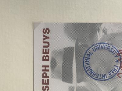 Joseph Beuys - Carte postale avec cachet et signature d’origine 2