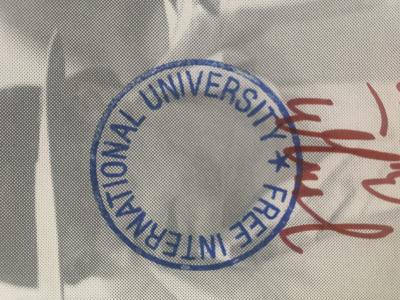 Joseph Beuys - Carte postale avec cachet et signature d’origine 2