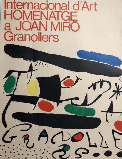Joan Miro - Première exposition pour Joan Miro, 1971 - Affiche 2