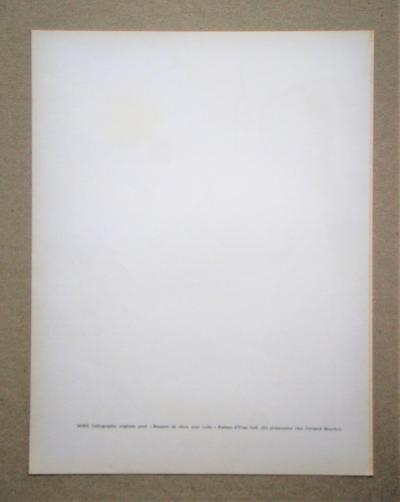 Joan MIRÓ - Bouquet de rêves pour Leïla, 1964 - Lithographie originale 2