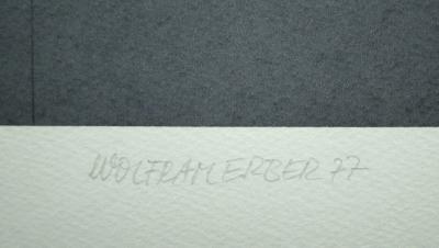 Wolfram ERBER - Composition Géométrique, 1977 - Sérigraphie signée à la main 2