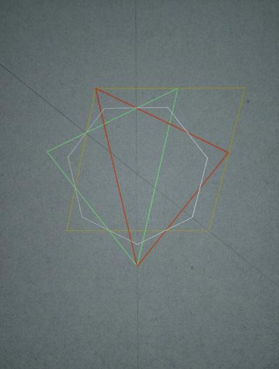 Wolfram ERBER - Composition Géométrique, 1977 - Sérigraphie signée à la main 2