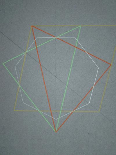 Wolfram ERBER - Composition Géométrique, 1977 - Sérigraphie signée à la main 2