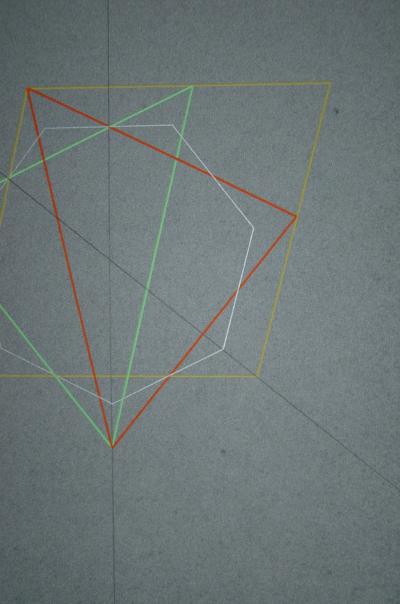 Wolfram ERBER - Composition Géométrique, 1977 - Sérigraphie signée à la main 2