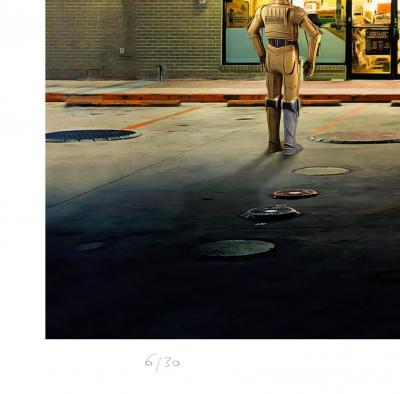 Mr Strange - 7 Eleven Supermarket is Closed - Giclée sur papier Hanhemühle 2