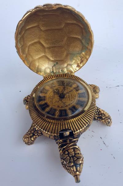 Lancel - Reveil Tortue, vers 1950 - Bronze 2