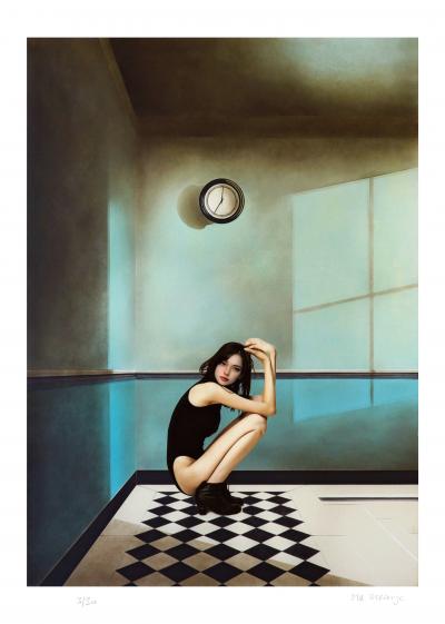 Mr Strange - Vick and the Clock, 2023 - Giclée sur papier Hanhemühle 2