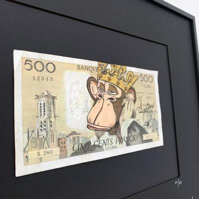 Cisco - Monkey’s King, 2024 - Acrylique sur billet 2