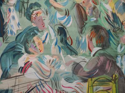 Raoul DUFY - Bal du Moulin de la Galette, 1953 - Lithographie Originale Signée 2
