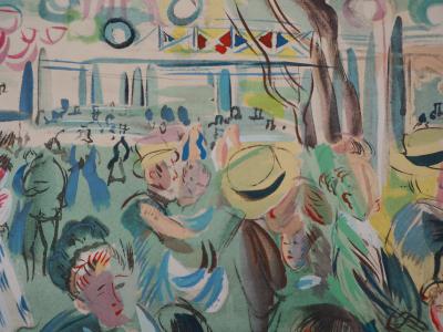 Raoul DUFY - Bal du Moulin de la Galette, 1953 - Lithographie Originale Signée 2