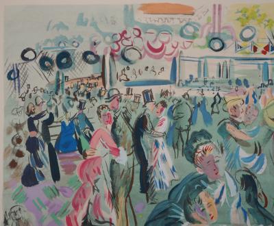 Raoul DUFY - Bal du Moulin de la Galette, 1953 - Lithographie Originale Signée 2