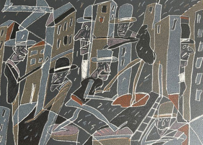 Antonio Segui  - Sans titre - Lithographie originale  de 1989 en couleurs 2