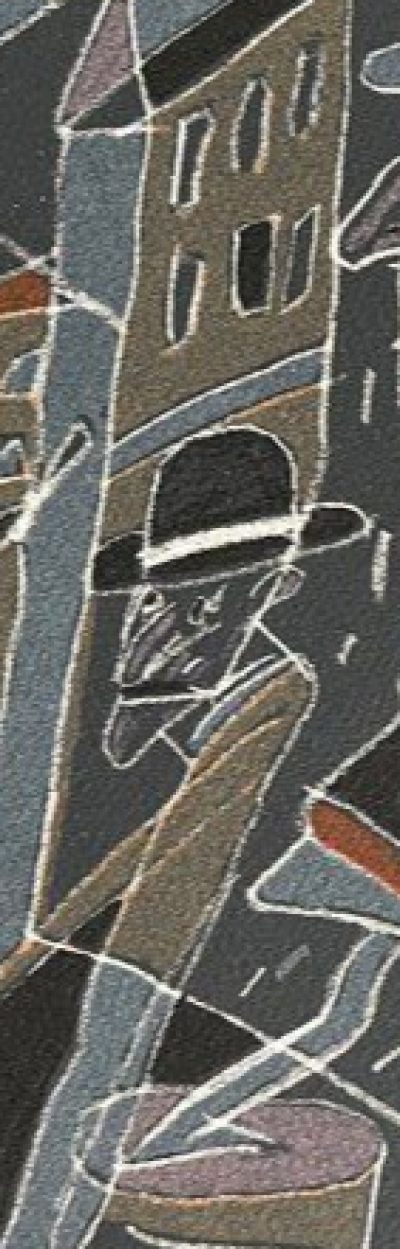 Antonio Segui  - Sans titre - Lithographie originale  de 1989 en couleurs 2