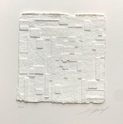 Guillaume Allemand - Abstraction 3, 2023 - aquagravure originale 2