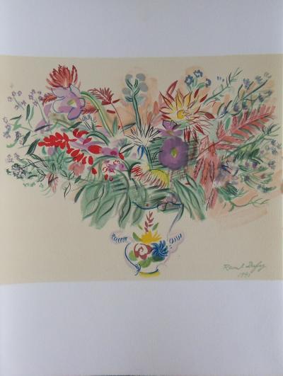 Raoul DUFY - Bouquet Champêtre - Lithographie originale Signée 2