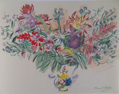 Raoul DUFY - Bouquet Champêtre - Lithographie originale Signée 2