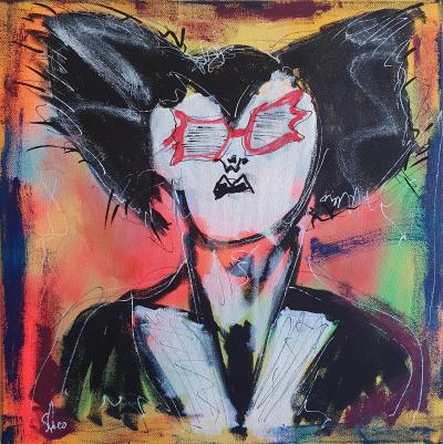 SPACO - M. Chedid, 2023 - Technique mixte sur toile 2