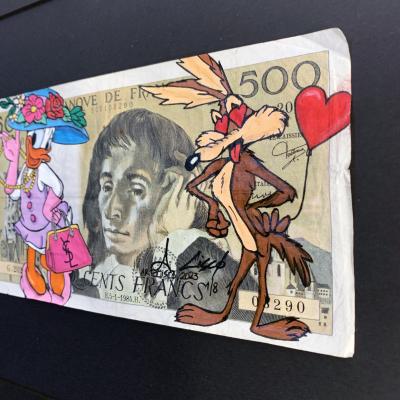 Cisco - Limitless’Love, 2024 - Acrylique sur billet 2