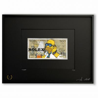 Cisco - Classy, 2024 - Acrylique sur billet 2