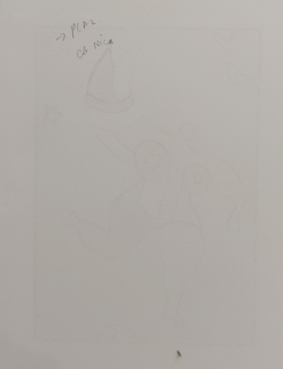Niki De Saint Phalle - Ange  (1989)  - Lithographie originale en couleurs, signée 2