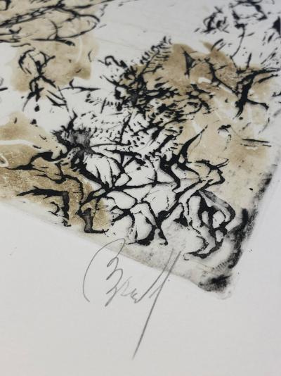 Liliane Eve Brendel - Les fougères - Gravure originale 2