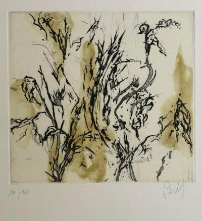 Liliane Eve Brendel - Végétation - Gravure originale 2